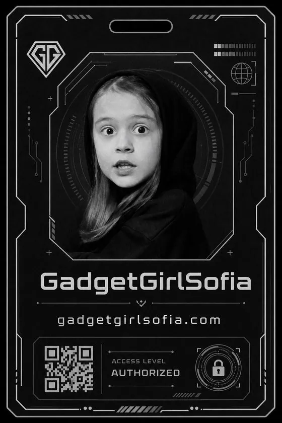 Gadget Girl Sofia identification badge